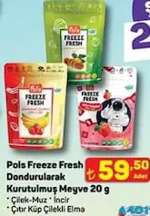 POL'S FREEZE FRESH DONDURULARAK KURUTULMUŞ MEYVE 20 G fiyat ve kampanya bilgisi
